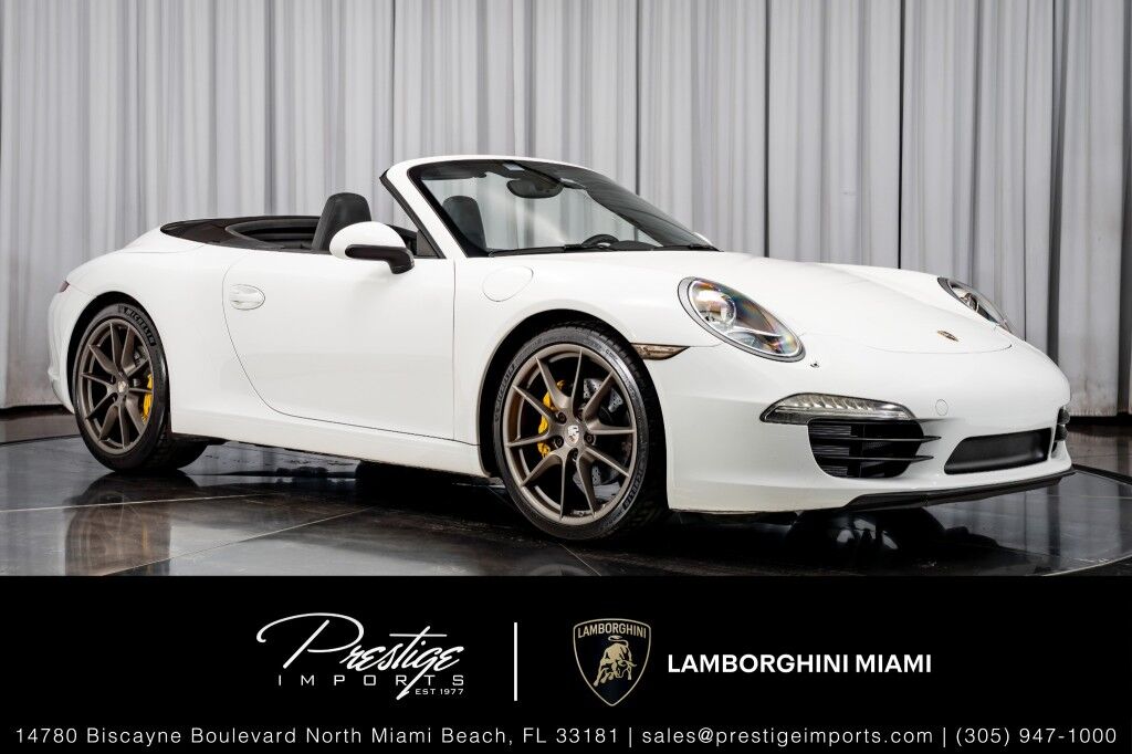 2013 Porsche 911 Carrera Cabriolet Carrera North Miami Beach FL