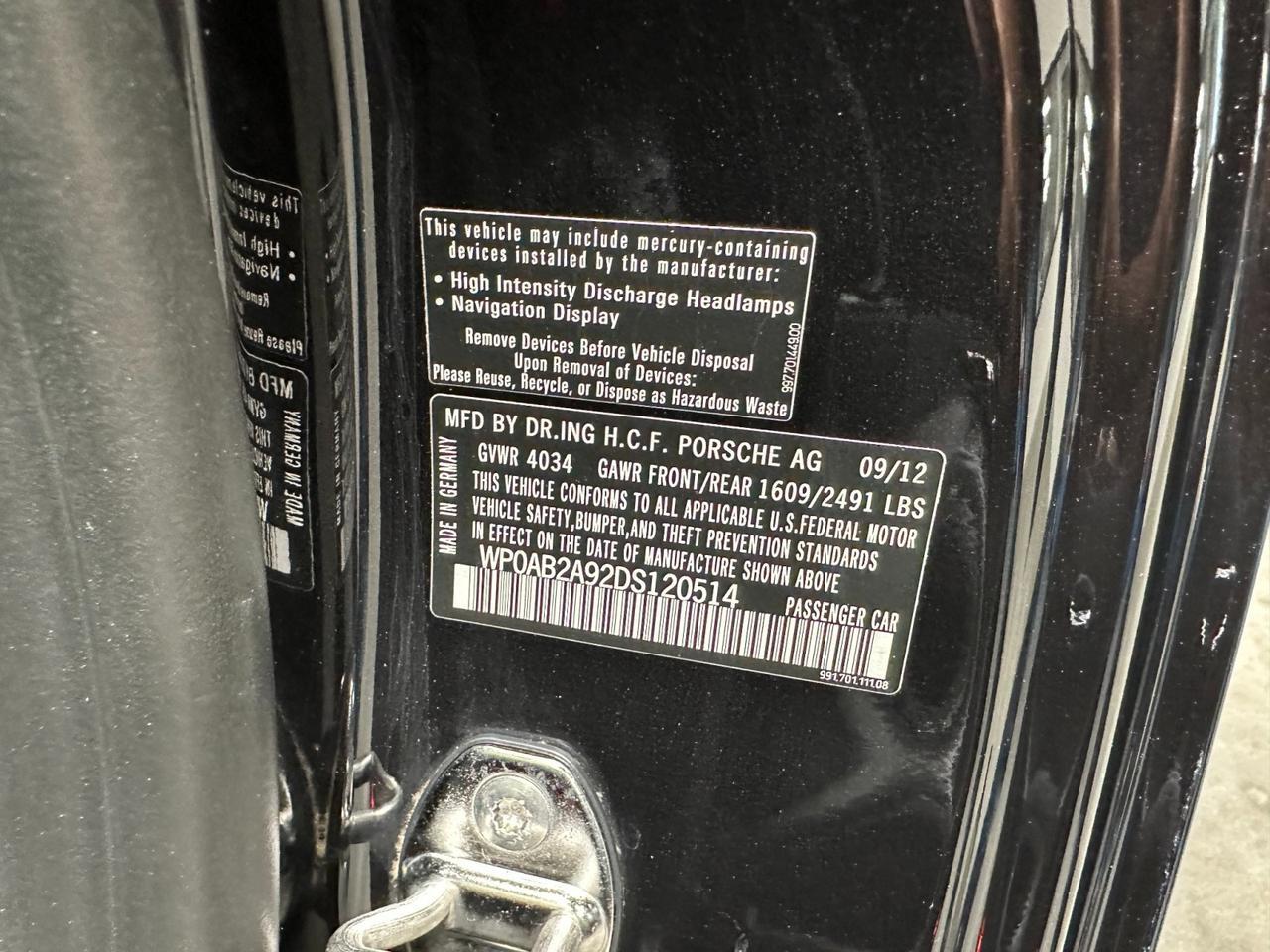 2013 Porsche 911 Carrera S Houston TX