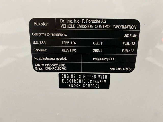 2013 Porsche Boxster Base Dallas TX