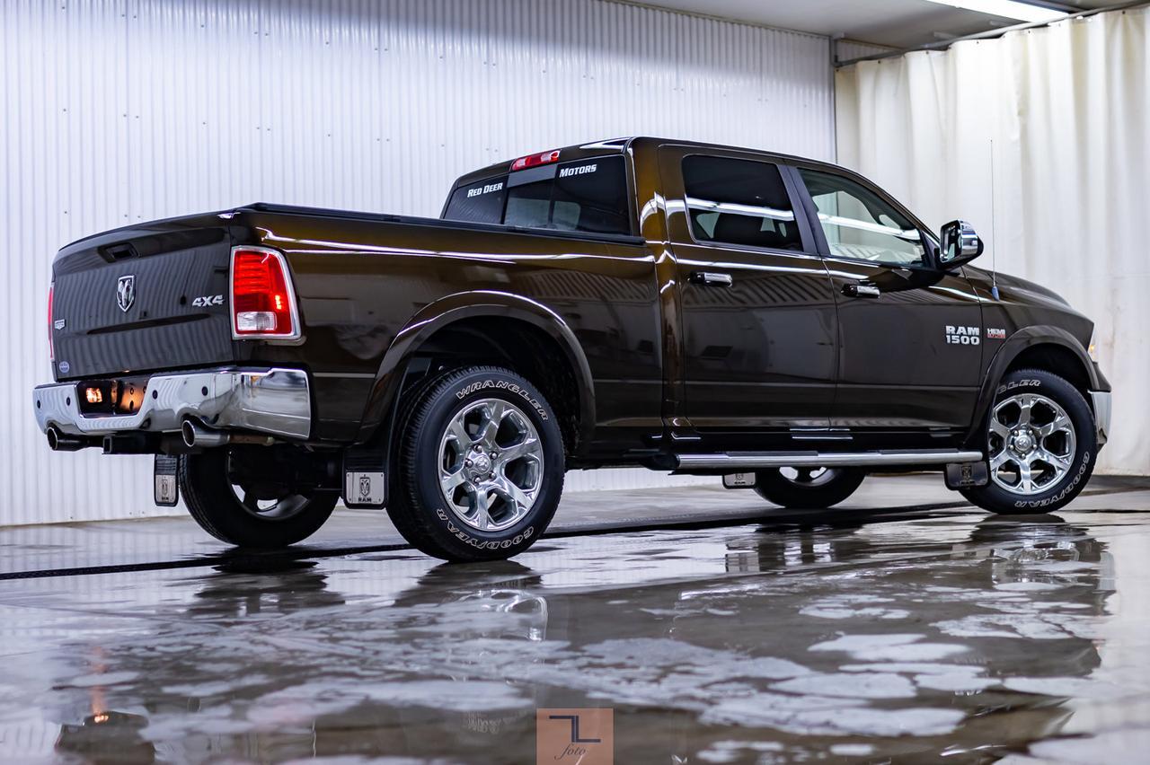 2013 Ram 1500 4x4 Crew Cab Laramie Leather Roof Nav Red Deer AB