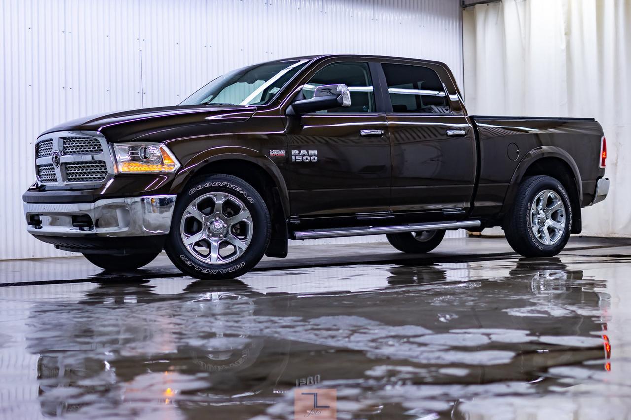 2013 Ram 1500 4x4 Crew Cab Laramie Leather Roof Nav Red Deer AB