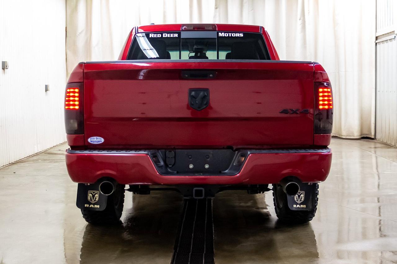 2013 Ram 1500 4x4 Crew Cab Sport Leather Roof Red Deer AB