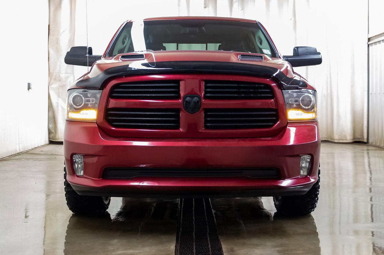 2013 Ram 1500 4x4 Crew Cab Sport Leather Roof Red Deer AB