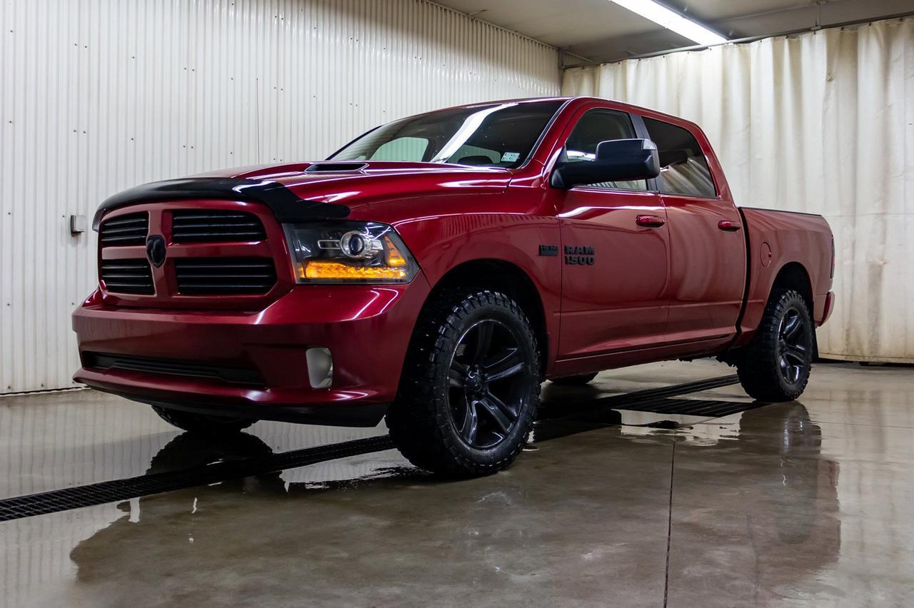 2013 Ram 1500 4x4 Crew Cab Sport Leather Roof Red Deer AB
