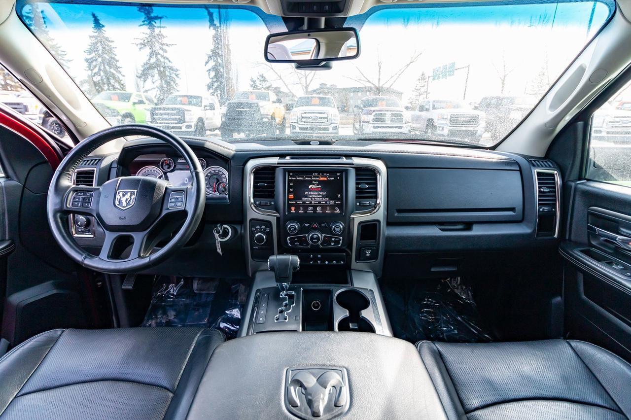 2013 Ram 1500 4x4 Crew Cab Sport Leather Roof Red Deer AB