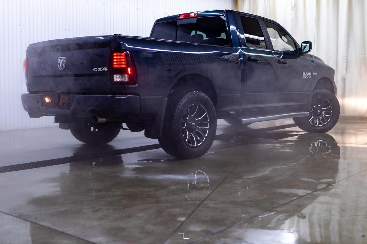 2013 Ram 1500 4x4 Quad Cab Sport Leather Roof Nav Red Deer AB