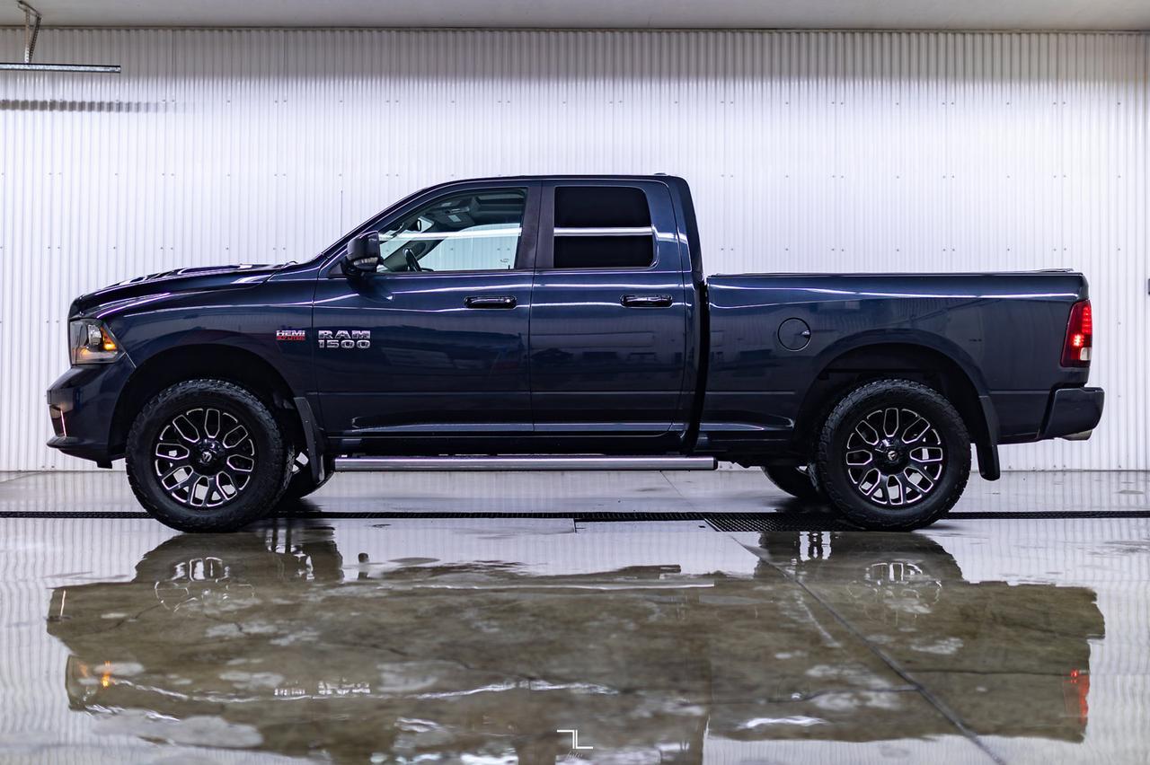 2013 Ram 1500 4x4 Quad Cab Sport Leather Roof Nav Red Deer AB