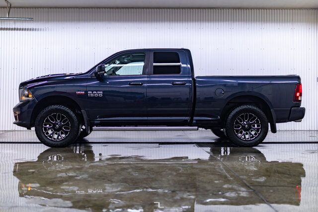 2013 Ram 1500 4x4 Quad Cab Sport Leather Roof Nav Red Deer AB