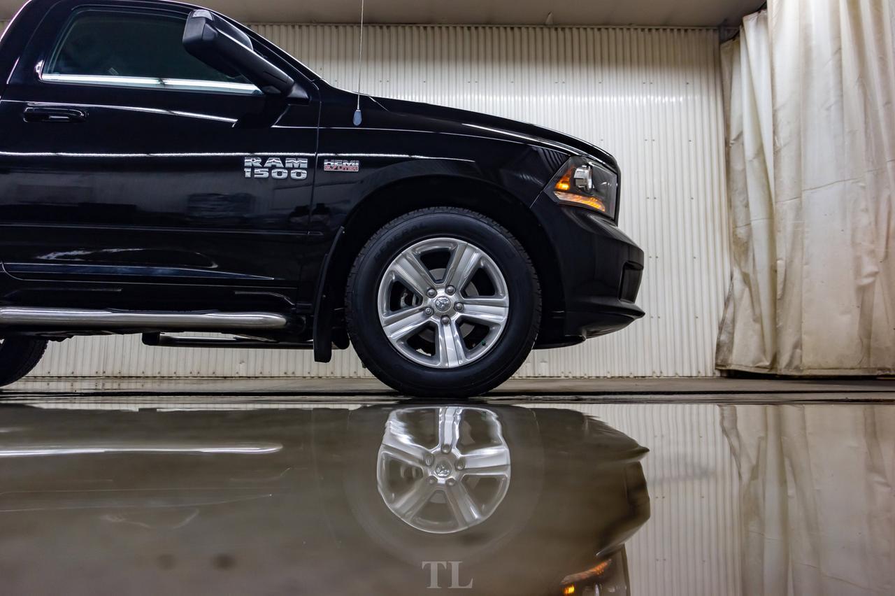 2013 Ram 1500 4x4 Reg Cab Sport HEMI Leather Nav BCam Red Deer AB