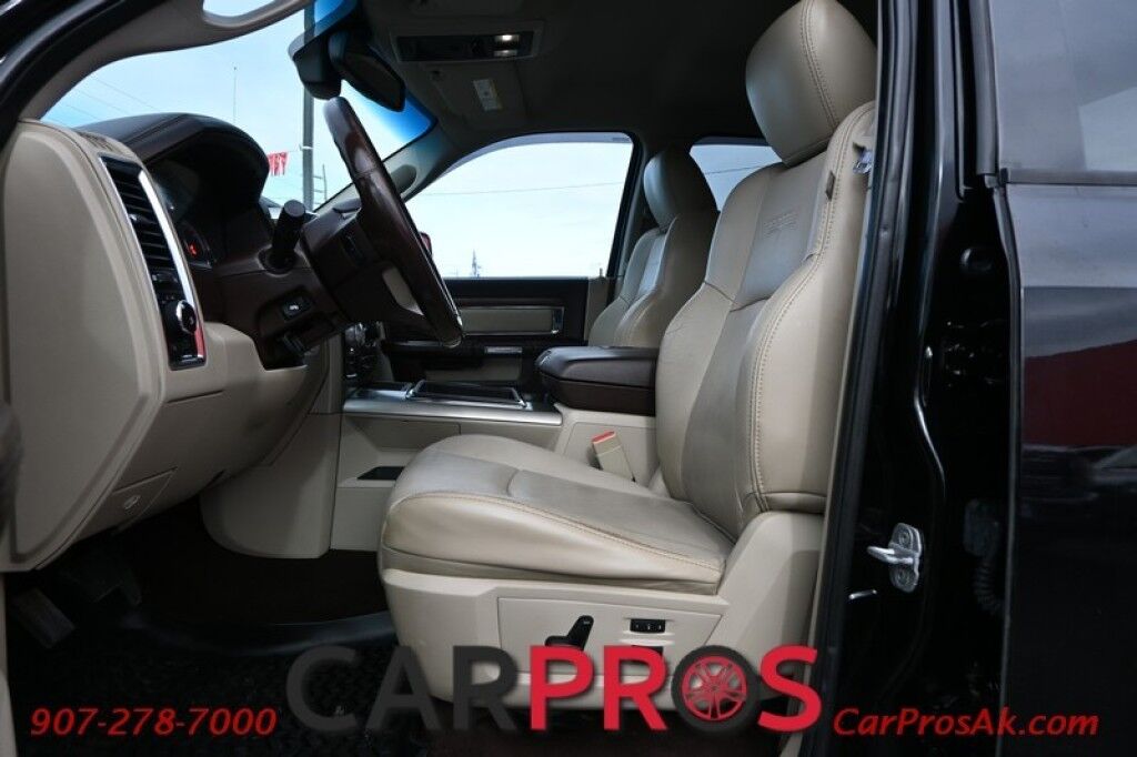 2013 Ram 1500 Laramie - 5.7L V8 - Quad Cab - 4X4 - Remote Start - Powered Heated/Cooled Seats - Heated Steering Wheel - Bluetooth - Navigation - Backup Camera - Bedliner - Tonneau Cover - Tow Package Anchorage AK