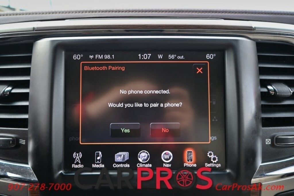 2013 Ram 1500 Laramie - 5.7L V8 - Quad Cab - 4X4 - Remote Start - Powered Heated/Cooled Seats - Heated Steering Wheel - Bluetooth - Navigation - Backup Camera - Bedliner - Tonneau Cover - Tow Package Anchorage AK