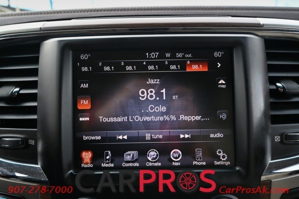 2013 Ram 1500 Laramie - 5.7L V8 - Quad Cab - 4X4 - Remote Start - Powered Heated/Cooled Seats - Heated Steering Wheel - Bluetooth - Navigation - Backup Camera - Bedliner - Tonneau Cover - Tow Package Anchorage AK