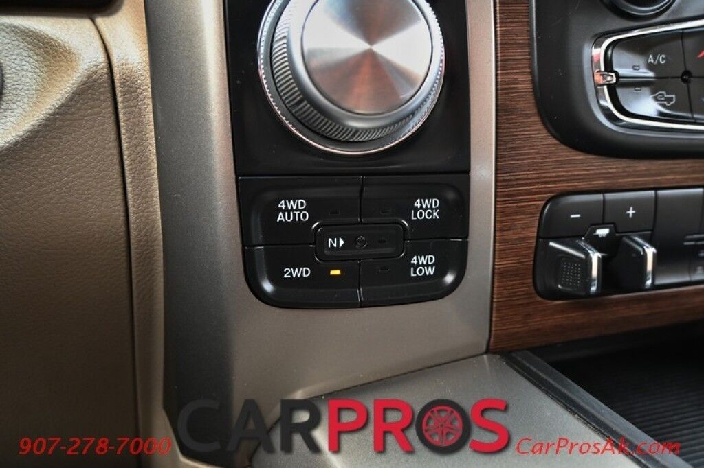 2013 Ram 1500 Laramie - 5.7L V8 - Quad Cab - 4X4 - Remote Start - Powered Heated/Cooled Seats - Heated Steering Wheel - Bluetooth - Navigation - Backup Camera - Bedliner - Tonneau Cover - Tow Package Anchorage AK