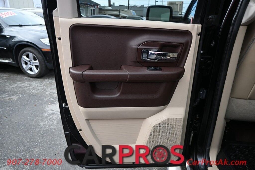 2013 Ram 1500 Laramie - 5.7L V8 - Quad Cab - 4X4 - Remote Start - Powered Heated/Cooled Seats - Heated Steering Wheel - Bluetooth - Navigation - Backup Camera - Bedliner - Tonneau Cover - Tow Package Anchorage AK