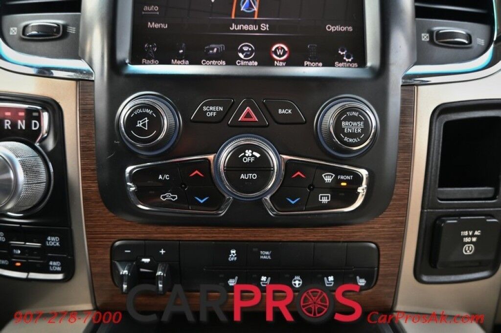 2013 Ram 1500 Laramie - 5.7L V8 - Quad Cab - 4X4 - Remote Start - Powered Heated/Cooled Seats - Heated Steering Wheel - Bluetooth - Navigation - Backup Camera - Bedliner - Tonneau Cover - Tow Package Anchorage AK