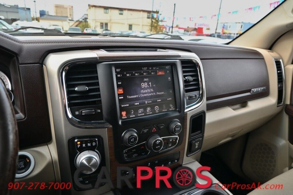 2013 Ram 1500 Laramie - 5.7L V8 - Quad Cab - 4X4 - Remote Start - Powered Heated/Cooled Seats - Heated Steering Wheel - Bluetooth - Navigation - Backup Camera - Bedliner - Tonneau Cover - Tow Package Anchorage AK