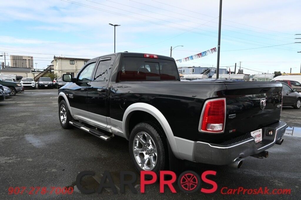 2013 Ram 1500 Laramie - 5.7L V8 - Quad Cab - 4X4 - Remote Start - Powered Heated/Cooled Seats - Heated Steering Wheel - Bluetooth - Navigation - Backup Camera - Bedliner - Tonneau Cover - Tow Package Anchorage AK
