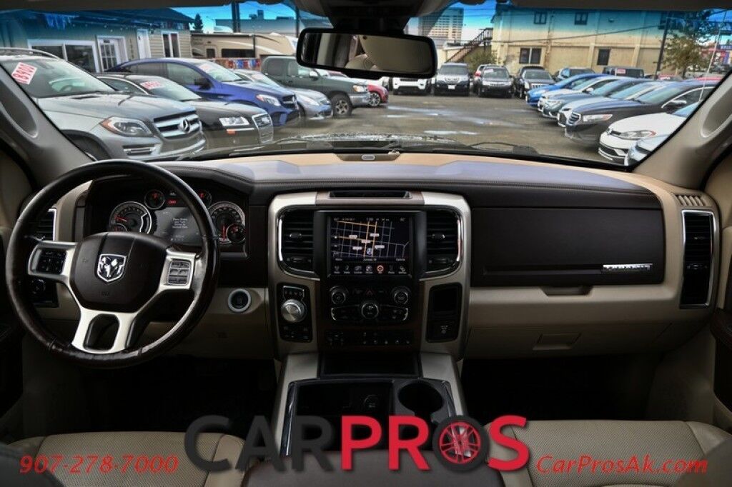 2013 Ram 1500 Laramie - 5.7L V8 - Quad Cab - 4X4 - Remote Start - Powered Heated/Cooled Seats - Heated Steering Wheel - Bluetooth - Navigation - Backup Camera - Bedliner - Tonneau Cover - Tow Package Anchorage AK