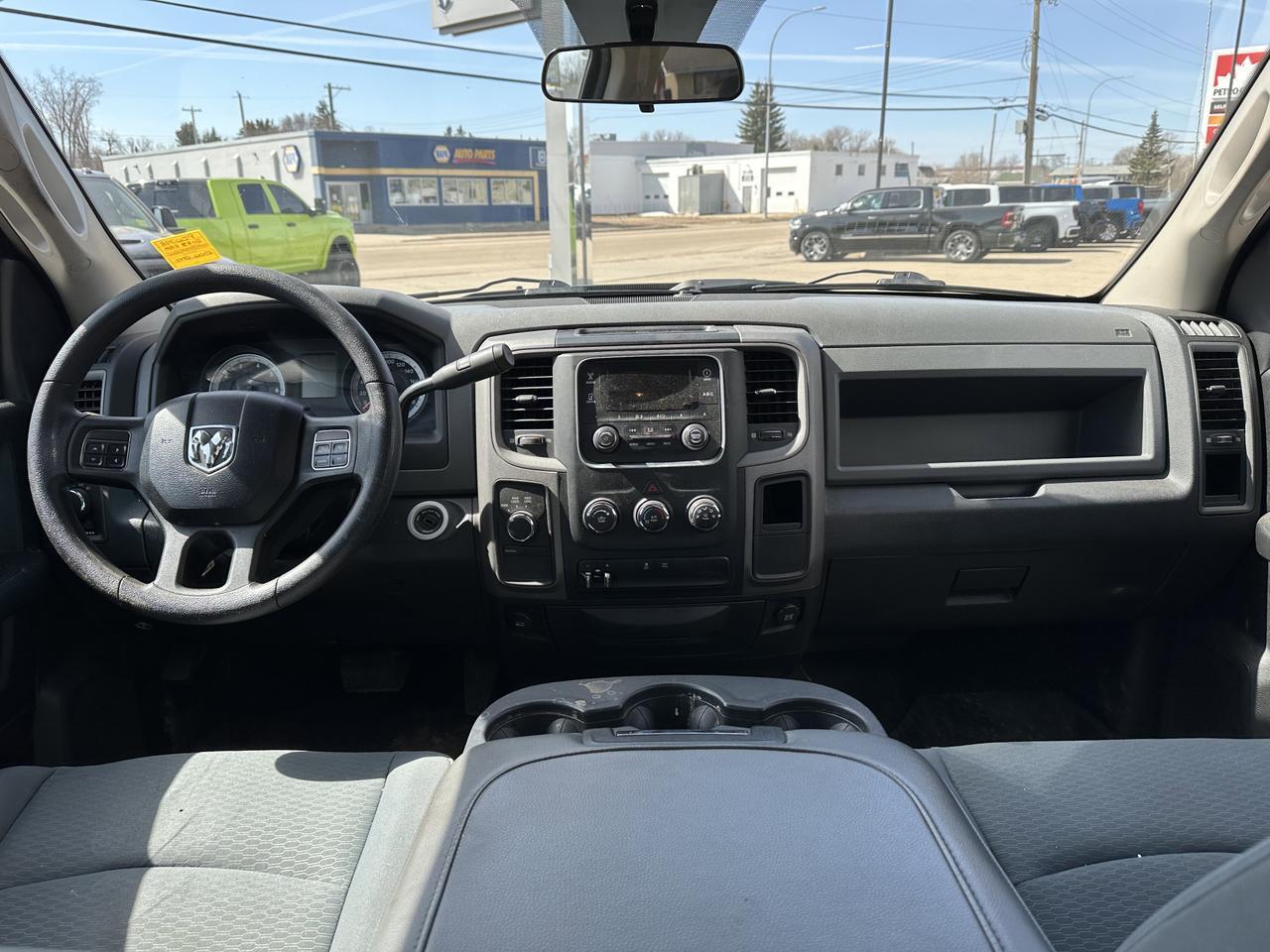 2013 Ram 1500 ST Quad Cab 4x4 | V8 FlexFuel | Cloth | Bench Seat | 17IN Wheels | Remote Keyless Entry Redwater AB