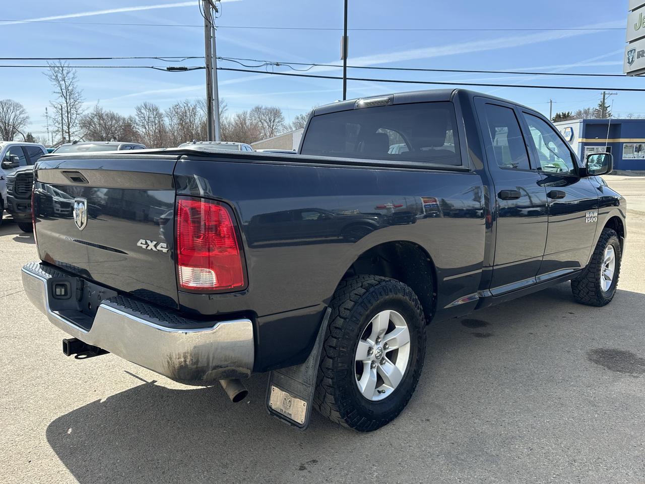 2013 Ram 1500 ST Quad Cab 4x4 | V8 FlexFuel | Cloth | Bench Seat | 17IN Wheels | Remote Keyless Entry Redwater AB