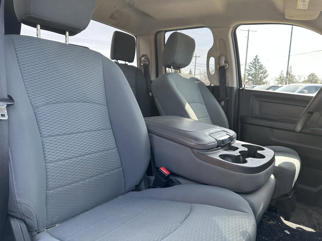 2013 Ram 1500 ST Quad Cab 4x4 | V8 FlexFuel | Cloth | Bench Seat | 17IN Wheels | Remote Keyless Entry Redwater AB