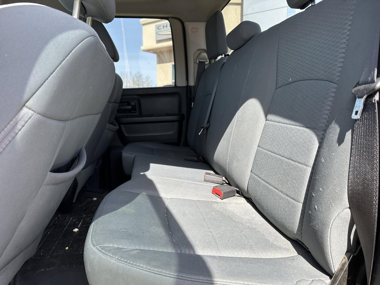 2013 Ram 1500 ST Quad Cab 4x4 | V8 FlexFuel | Cloth | Bench Seat | 17IN Wheels | Remote Keyless Entry Redwater AB