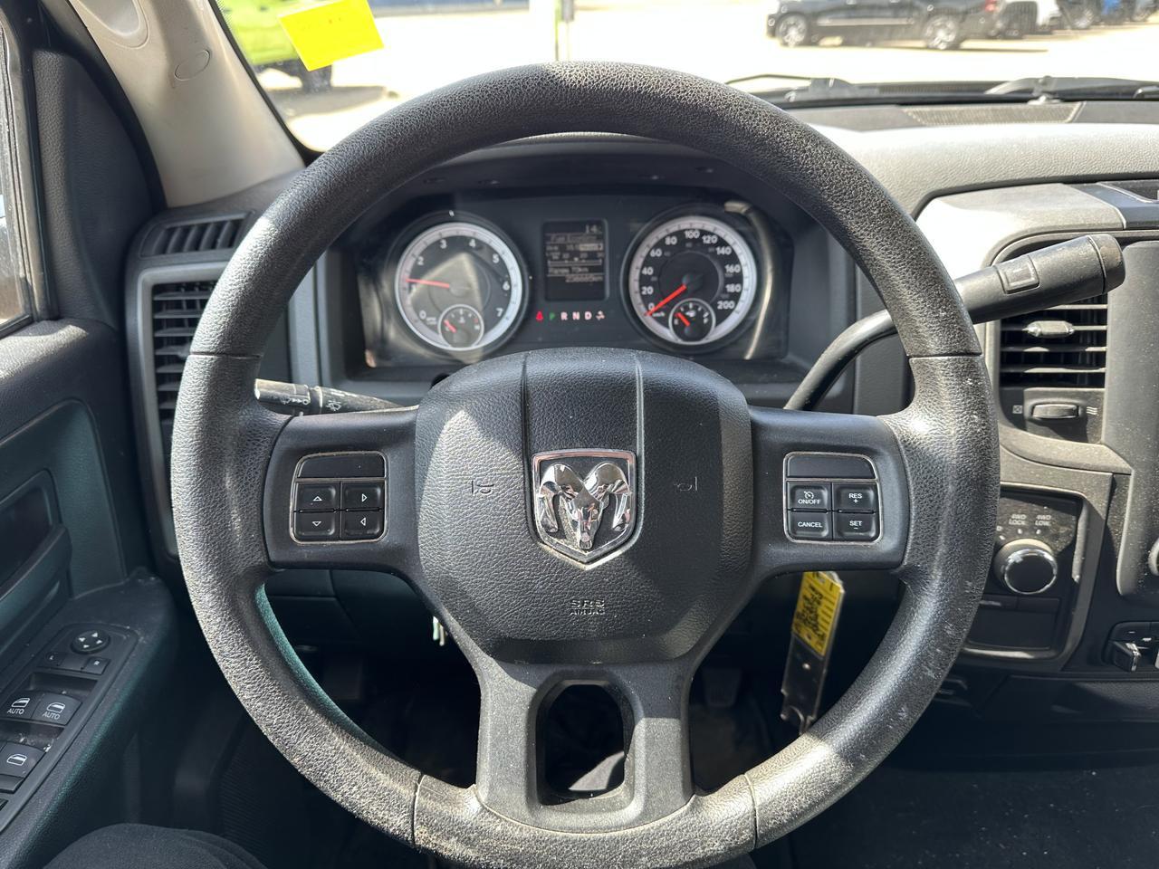 2013 Ram 1500 ST Quad Cab 4x4 | V8 FlexFuel | Cloth | Bench Seat | 17IN Wheels | Remote Keyless Entry Redwater AB