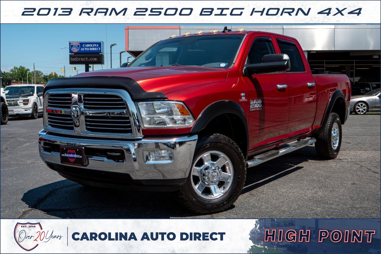 2013 Ram 2500 Big Horn 4X4 / Luxury Group / Turbo Diesel!