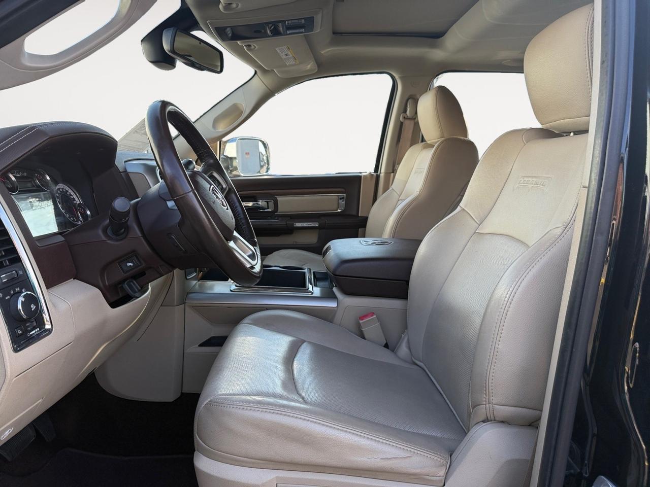 2013 Ram 2500 Laramie, HEATED AND VENTILATED SEATS, HEATED REAR SEATS, POWER SLIDING REAR WINDOW, HEATED STEERING WHEEL, POWER FOLDING MIRRORS, NAVIGATION, BLUETOOTH, LOW MILES, CLEAN CARFAX, ONLY 1 OWNER, THIS RAM IS PRICED TO SELL MAKE IT YOURS TODAY!