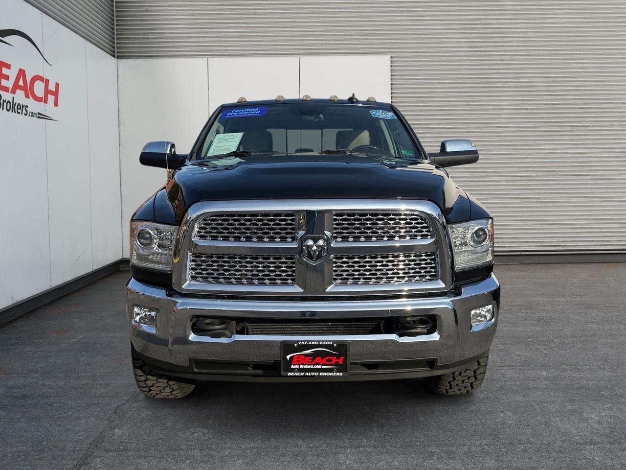 2013 Ram 2500 Laramie, HEATED AND VENTILATED SEATS, HEATED REAR SEATS, POWER SLIDING REAR WINDOW, HEATED STEERING WHEEL, POWER FOLDING MIRRORS, NAVIGATION, BLUETOOTH, LOW MILES, CLEAN CARFAX, ONLY 1 OWNER, THIS RAM IS PRICED TO SELL MAKE IT YOURS TODAY! Norfolk VA