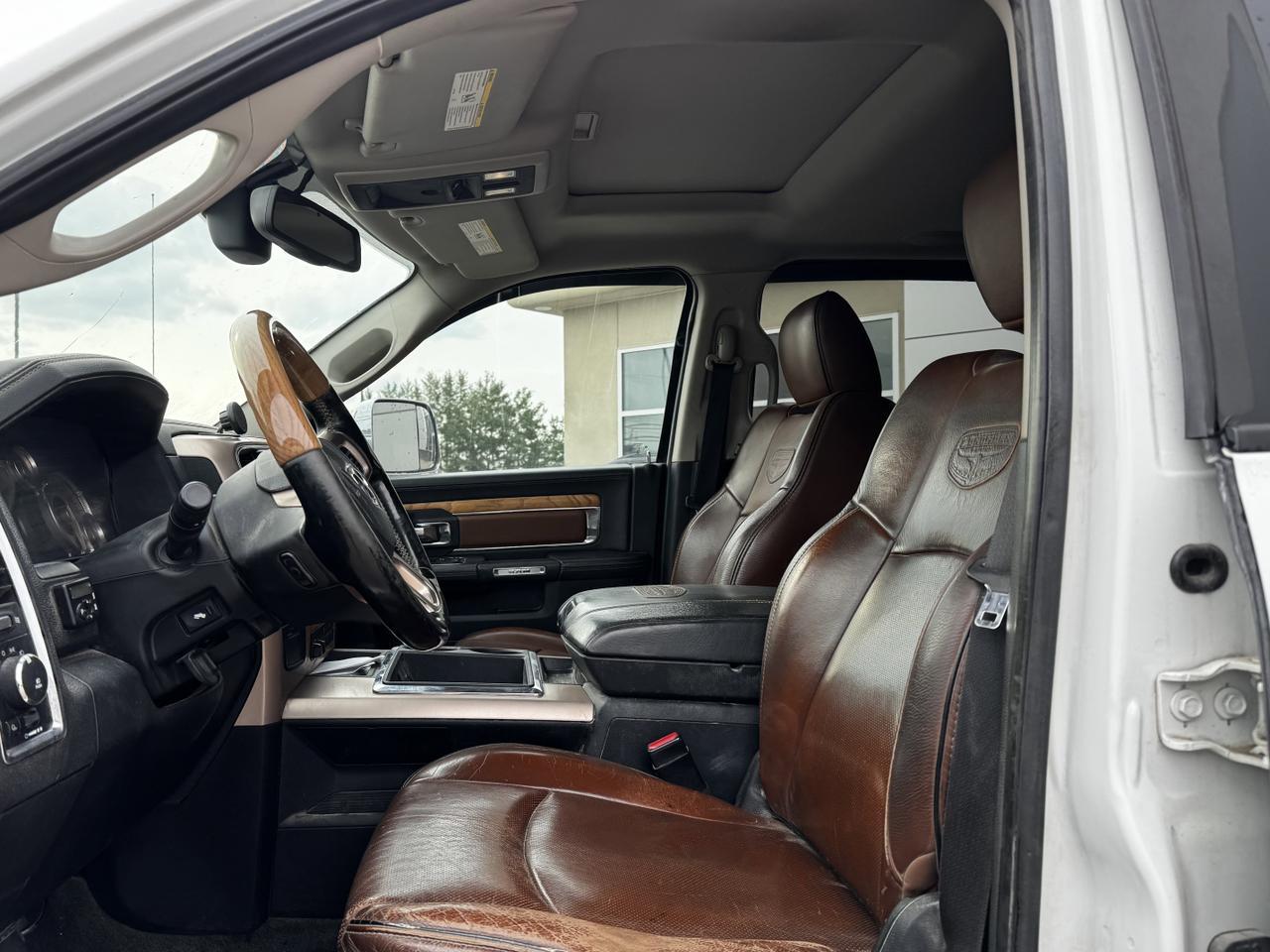 2013 Ram 2500 Laramie Longhorn Mega Cab 4x4 | Diesel | Blowout Special | Side Steps | Sunroof Redwater AB