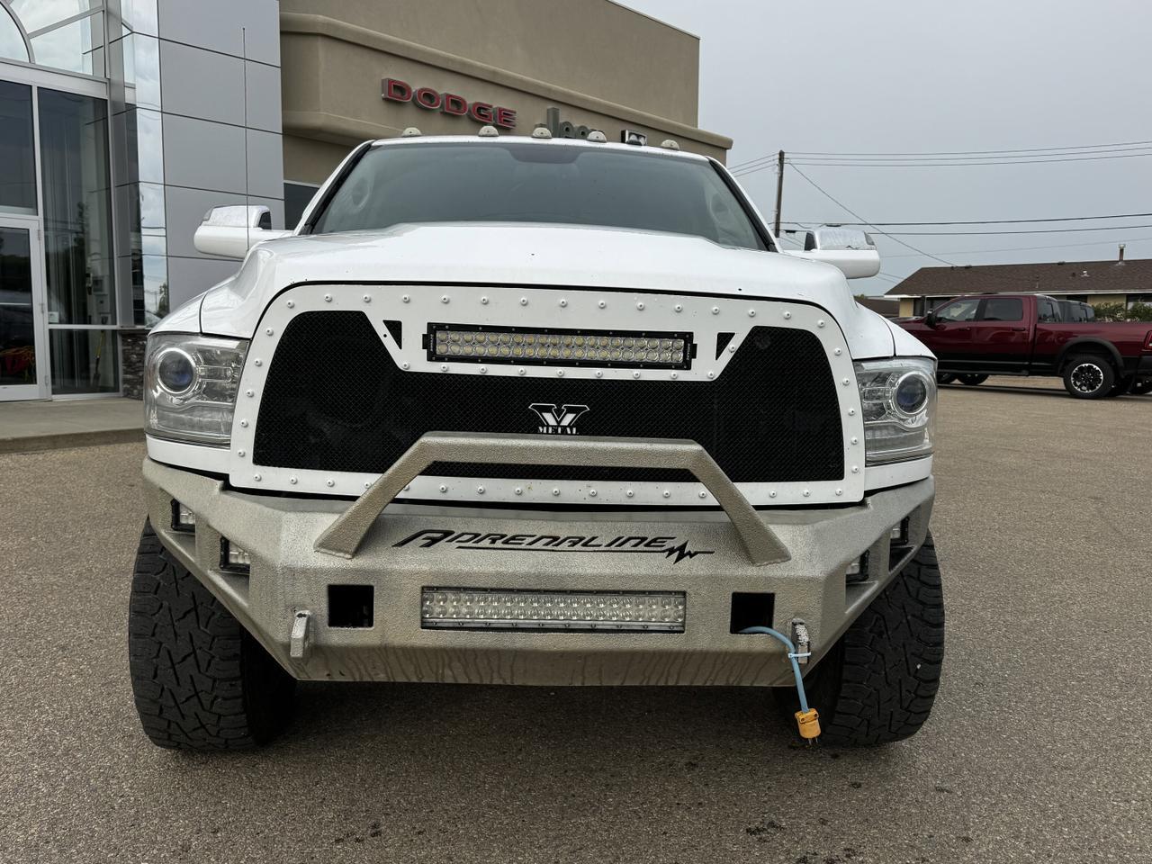 2013 Ram 2500 Laramie Longhorn Mega Cab 4x4 | Diesel | Blowout Special | Side Steps | Sunroof Redwater AB