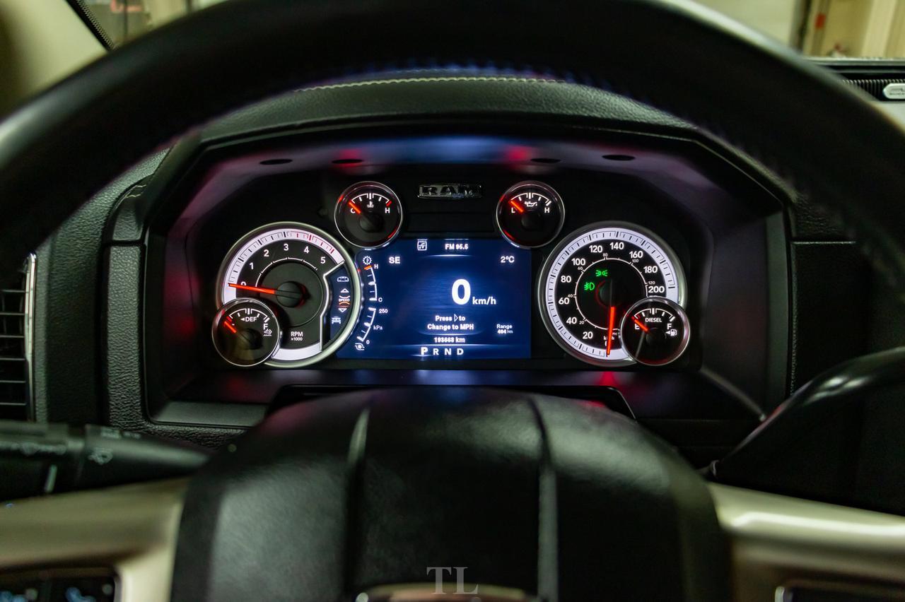 2013 Ram 3500 4x4 Crew Cab Laramie Diesel Leather Nav Lift Red Deer AB