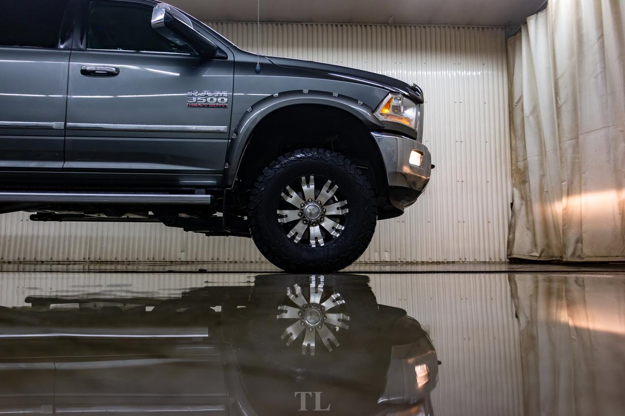 2013 Ram 3500 4x4 Crew Cab Laramie Diesel Leather Nav Lift Red Deer AB