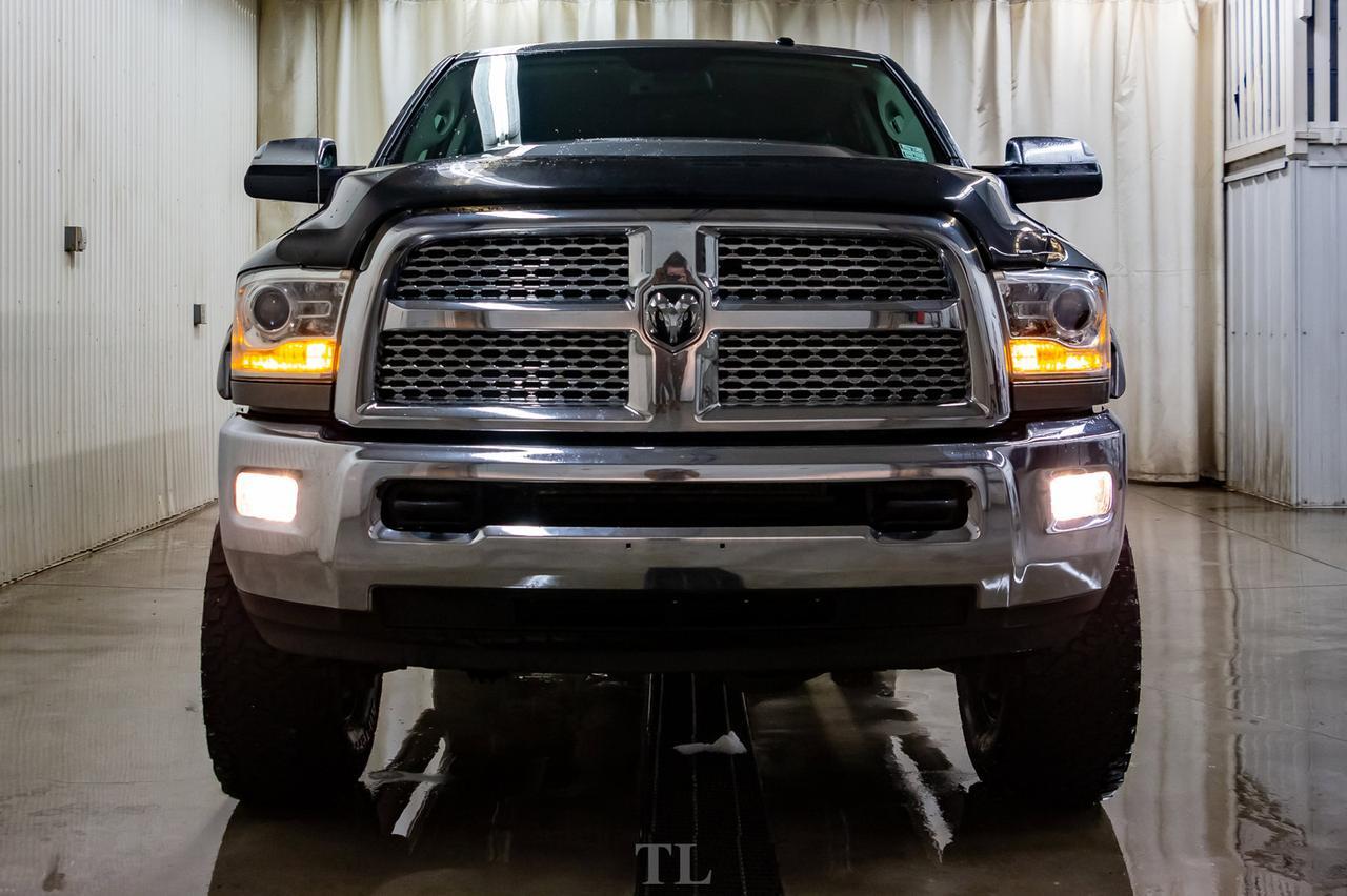 2013 Ram 3500 4x4 Crew Cab Laramie Diesel Leather Nav Lift Red Deer AB