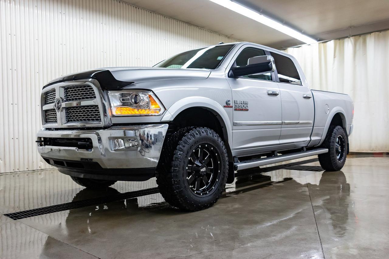 2013 Ram 3500 4x4 Crew Cab Laramie Diesel Leather Roof Nav Red Deer AB