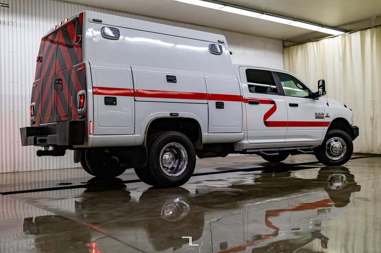 2013 Ram 3500 4x4 Crew Cab SLT Service Box Diesel Manual Red Deer AB
