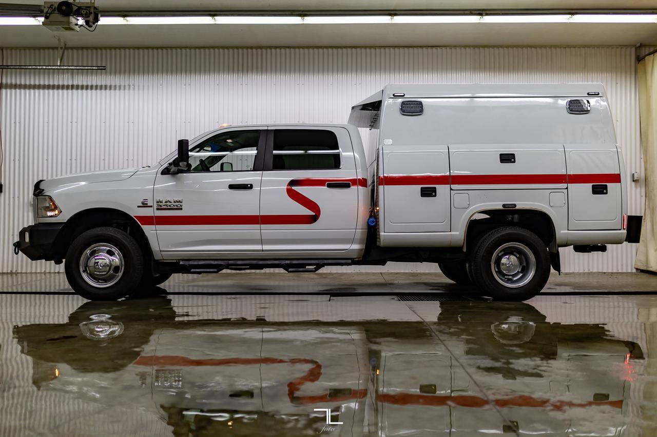 2013 Ram 3500 4x4 Crew Cab SLT Service Box Diesel Manual Red Deer AB