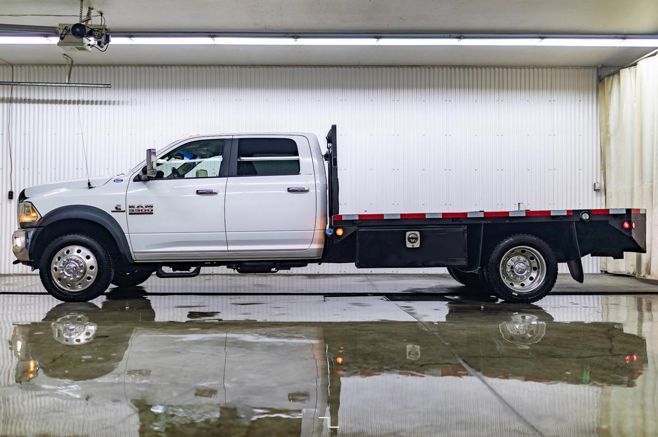 2013 Ram 5500 4x4 Crew Cab Laramie Deck Diesel AISIN Leather Red Deer AB