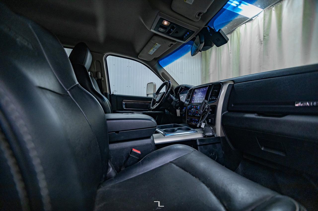 2013 Ram 5500 4x4 Crew Cab Laramie Deck Diesel AISIN Leather Red Deer AB