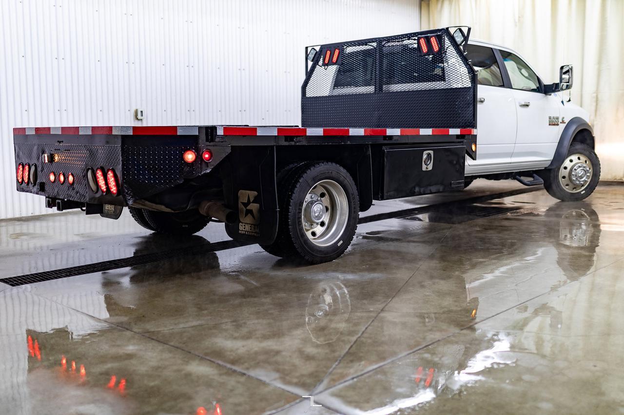 2013 Ram 5500 4x4 Crew Cab Laramie Deck Diesel AISIN Leather Red Deer AB