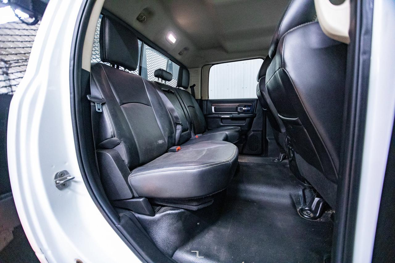 2013 Ram 5500 4x4 Crew Cab Laramie Deck Diesel AISIN Leather Red Deer AB