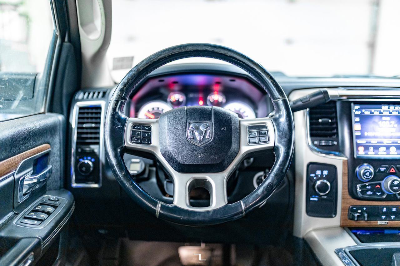 2013 Ram 5500 4x4 Crew Cab Laramie Deck Diesel AISIN Leather Red Deer AB