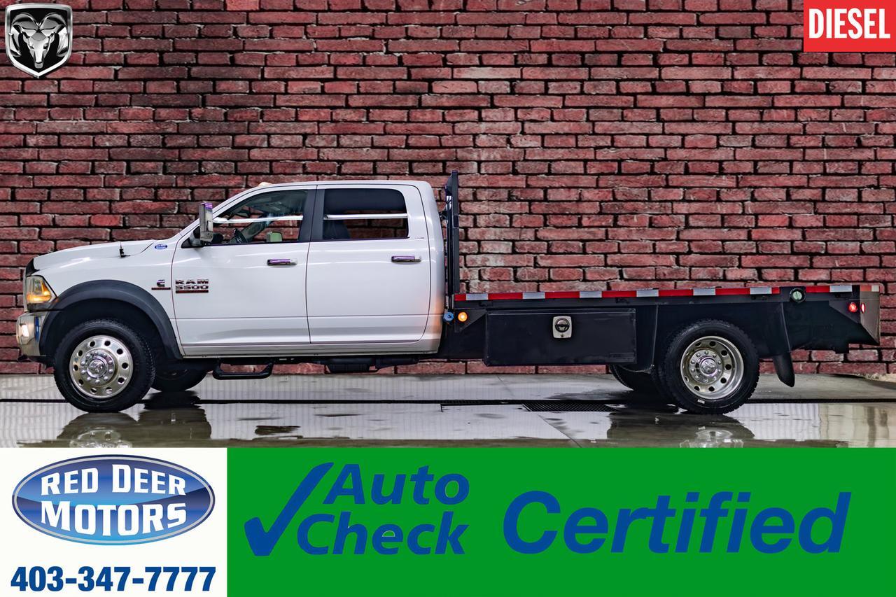 2013 Ram 5500 4x4 Crew Cab Laramie Deck Diesel AISIN Leather