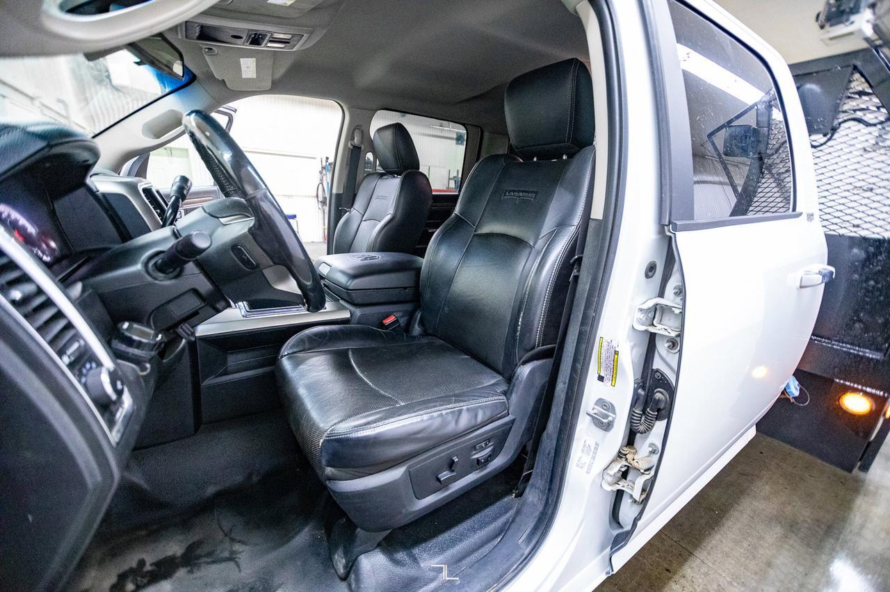 2013 Ram 5500 4x4 Crew Cab Laramie Deck Diesel AISIN Leather Red Deer AB