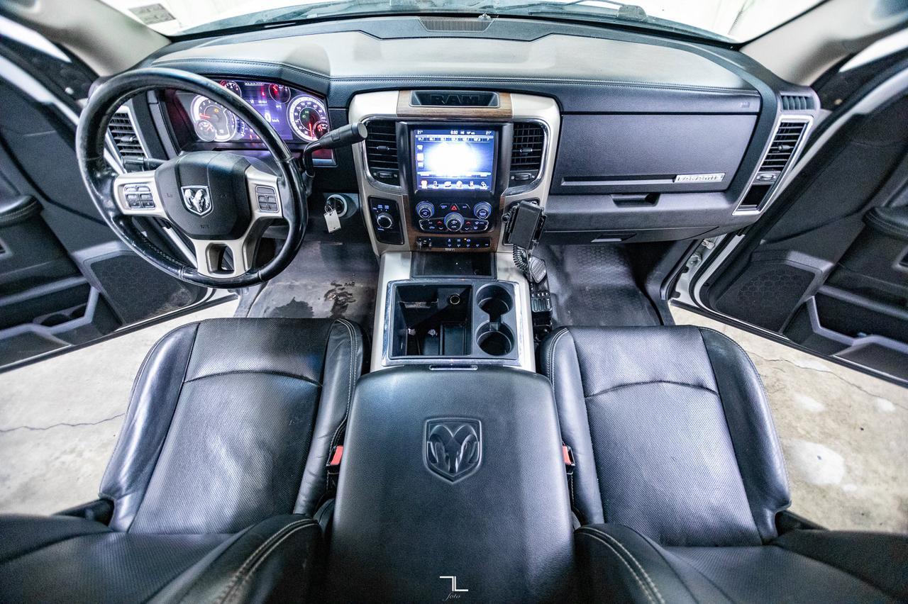 2013 Ram 5500 4x4 Crew Cab Laramie Deck Diesel AISIN Leather Red Deer AB