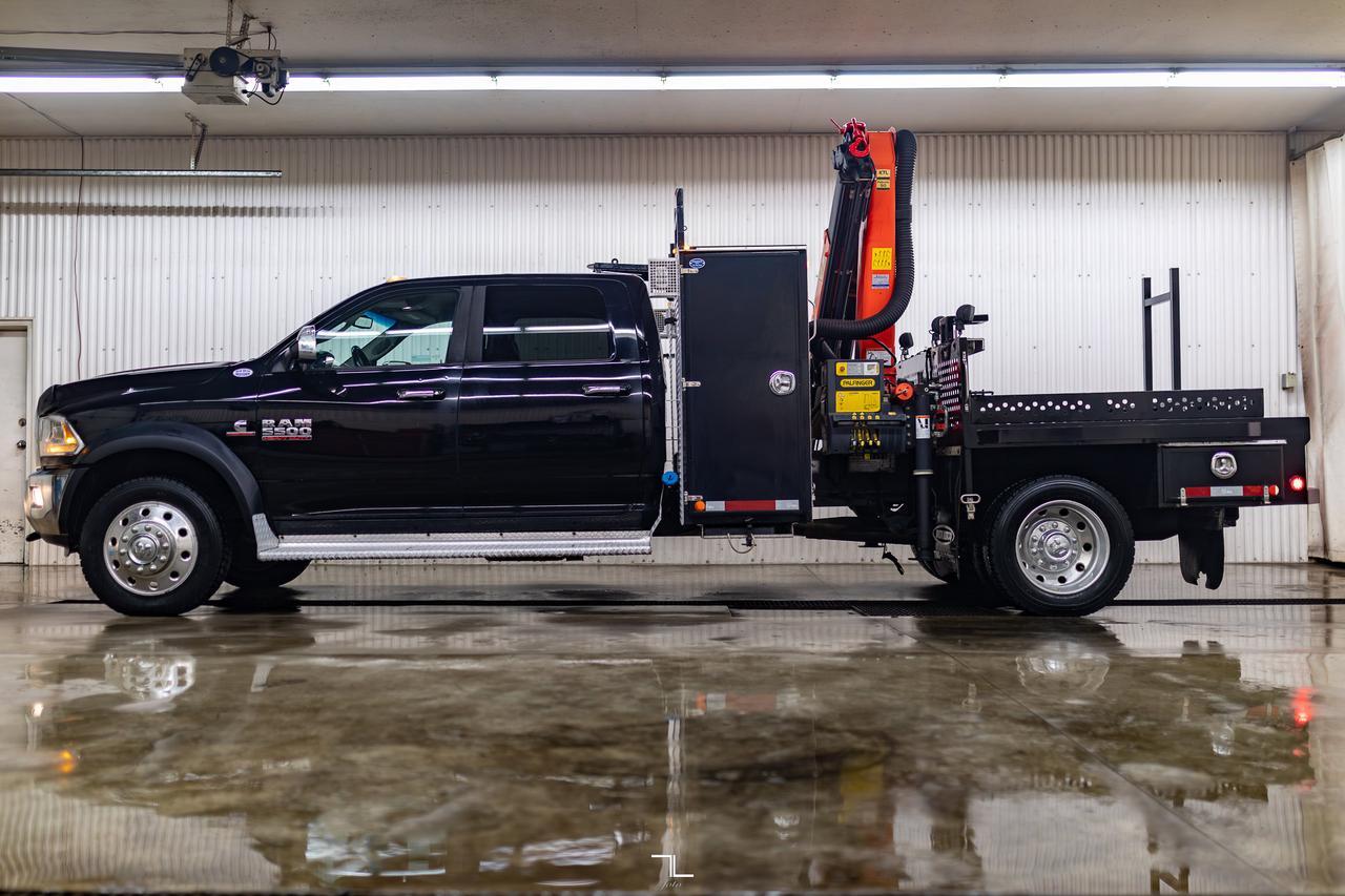 2013 Ram 5500 4x4 Crew Cab Laramie Picker Diesel Leather Red Deer AB