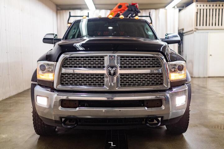 2013 Ram 5500 4x4 Crew Cab Laramie Picker Diesel Leather Red Deer AB
