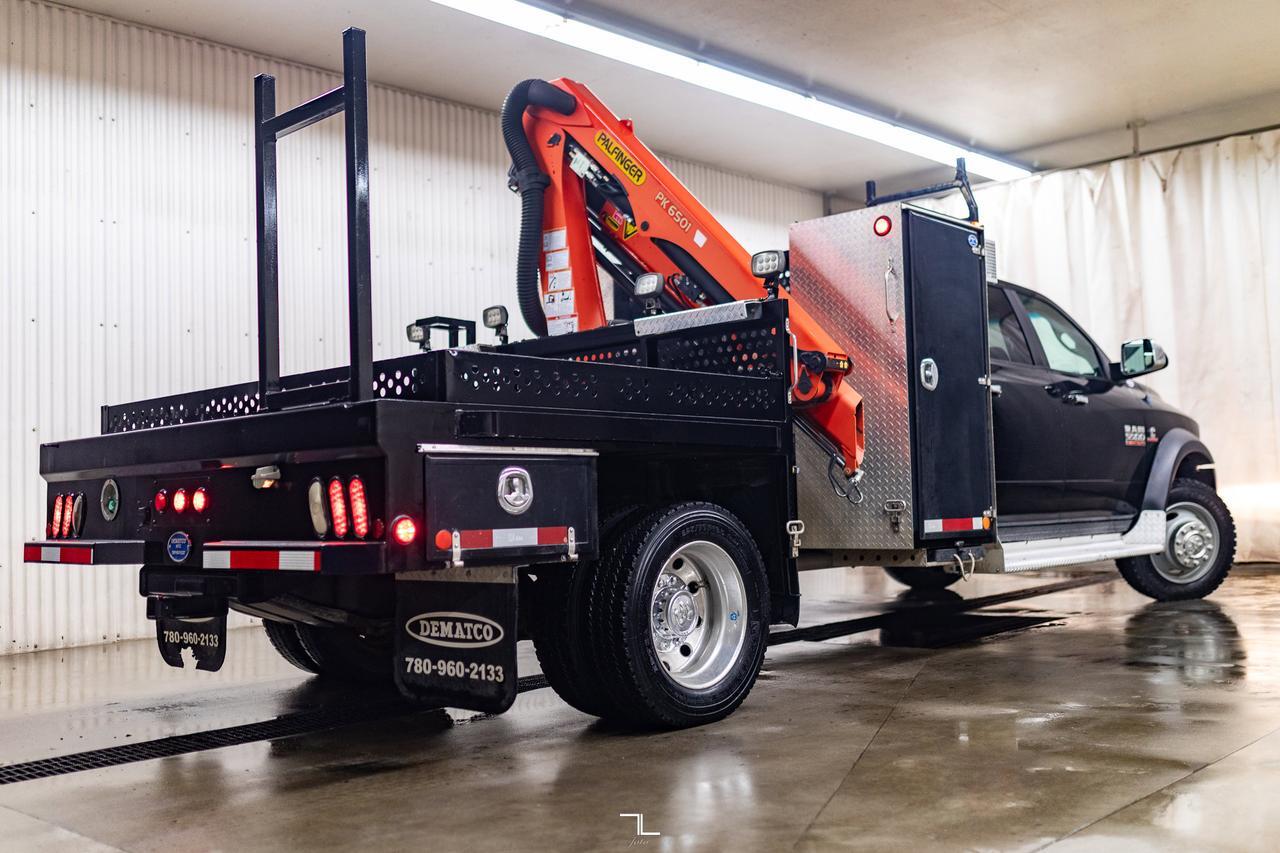 2013 Ram 5500 4x4 Crew Cab Laramie Picker Diesel Leather Red Deer AB