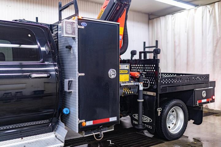 2013 Ram 5500 4x4 Crew Cab Laramie Picker Diesel Leather Red Deer AB
